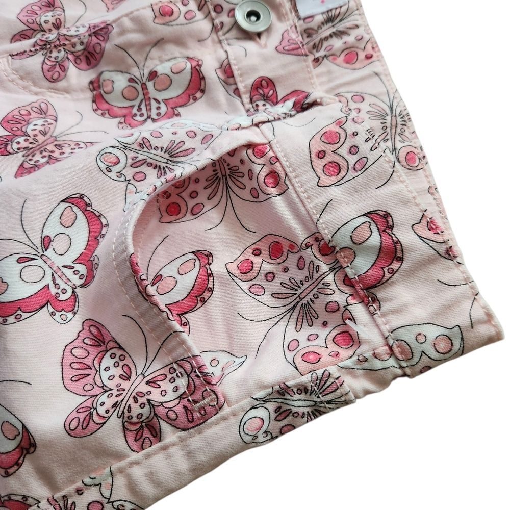 The Children Place Girls Shorts Skimmer Butterflies Pink Adjustable Waist Siz 14 - Picture 6 of 14